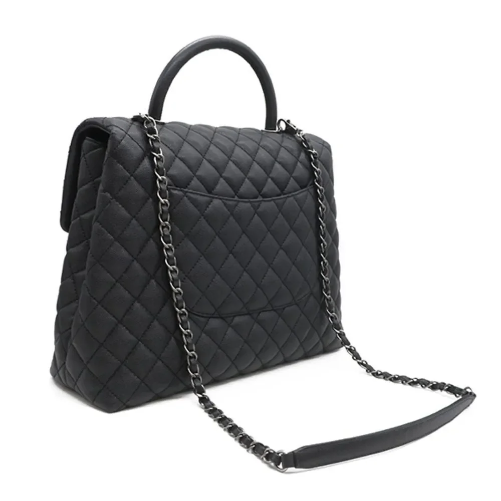 Chanel Chain Shoulder Caviar Skin Black Shoulder Bag - Picture 2 of 7